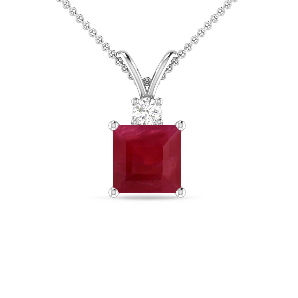 White Gold - Ruby