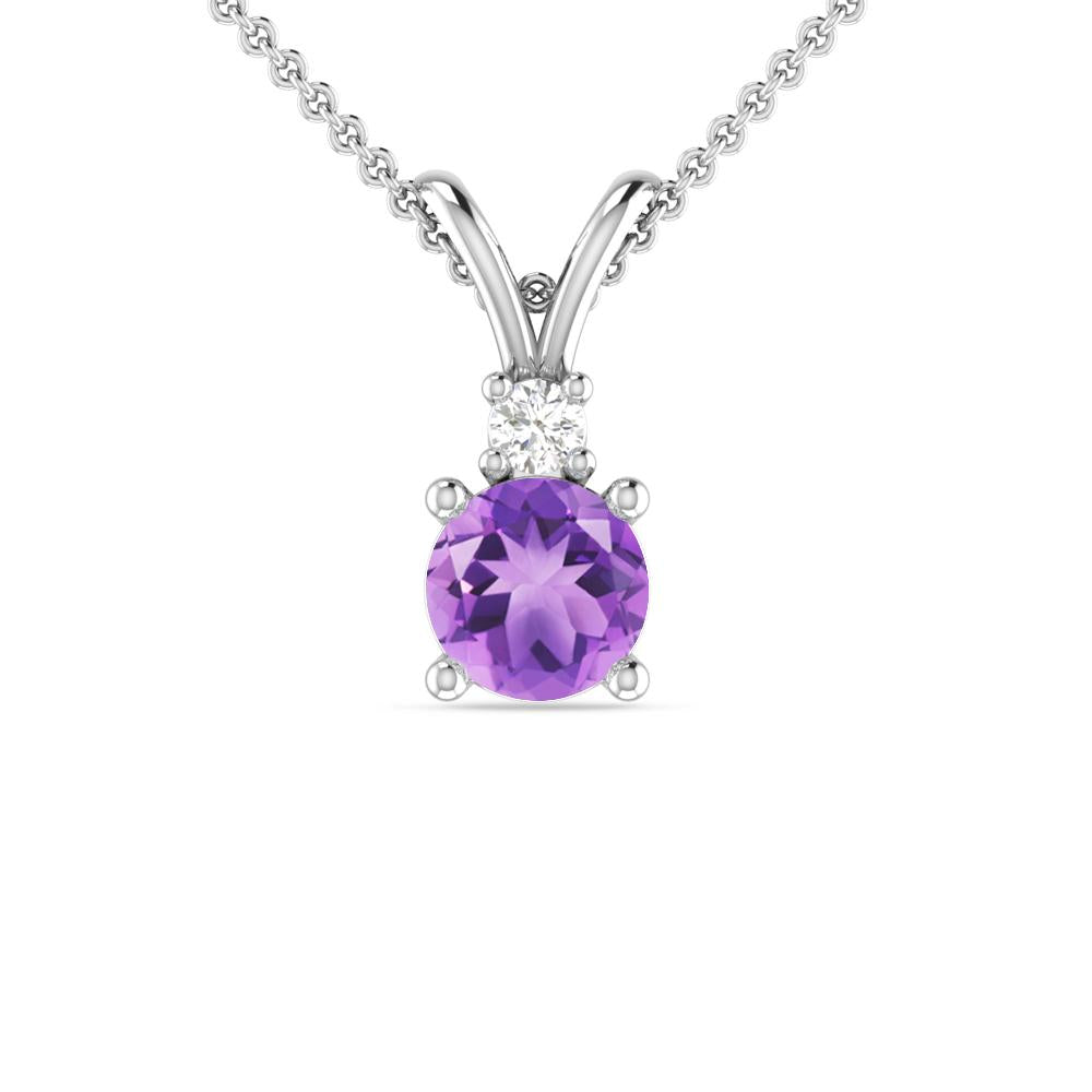 White Gold - Amethyst