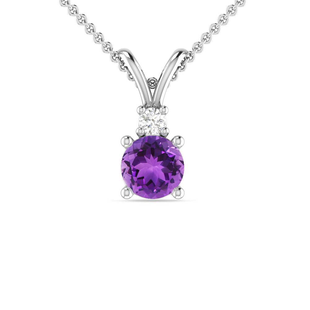 White Gold - Amethyst