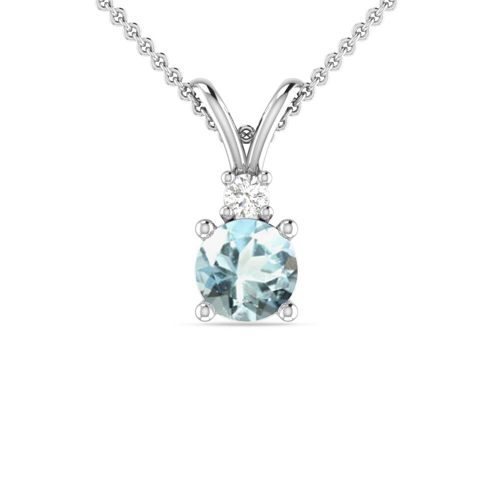 White Gold - Aquamarine