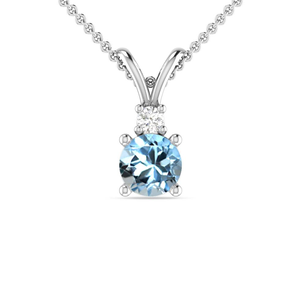 White Gold - Aquamarine