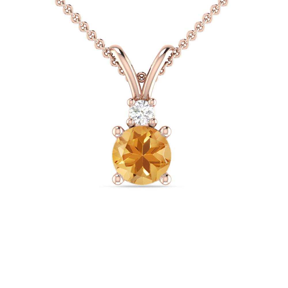 Rose Gold - Citrine