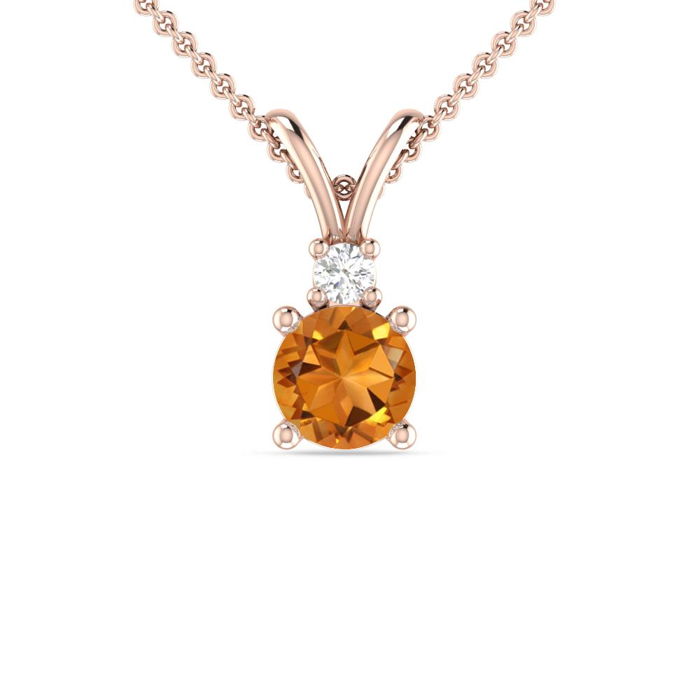 Rose Gold - Citrine