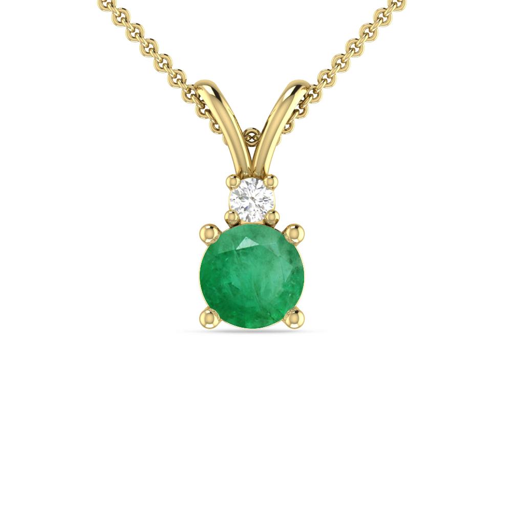 Yellow Gold - Emerald