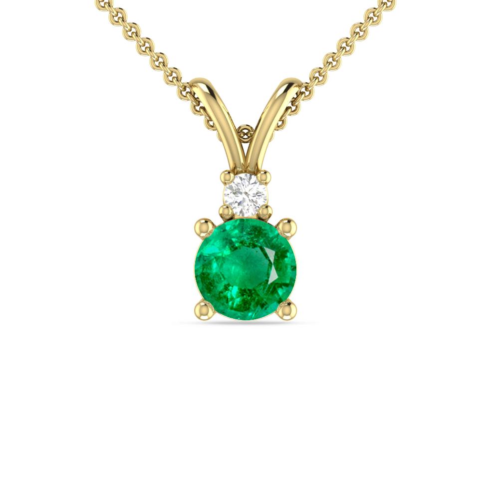 Yellow Gold - Emerald