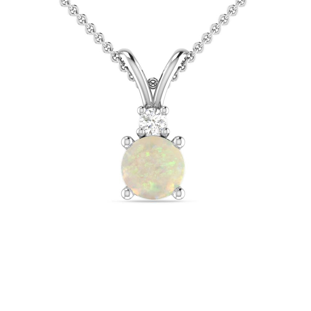 White Gold - Opal