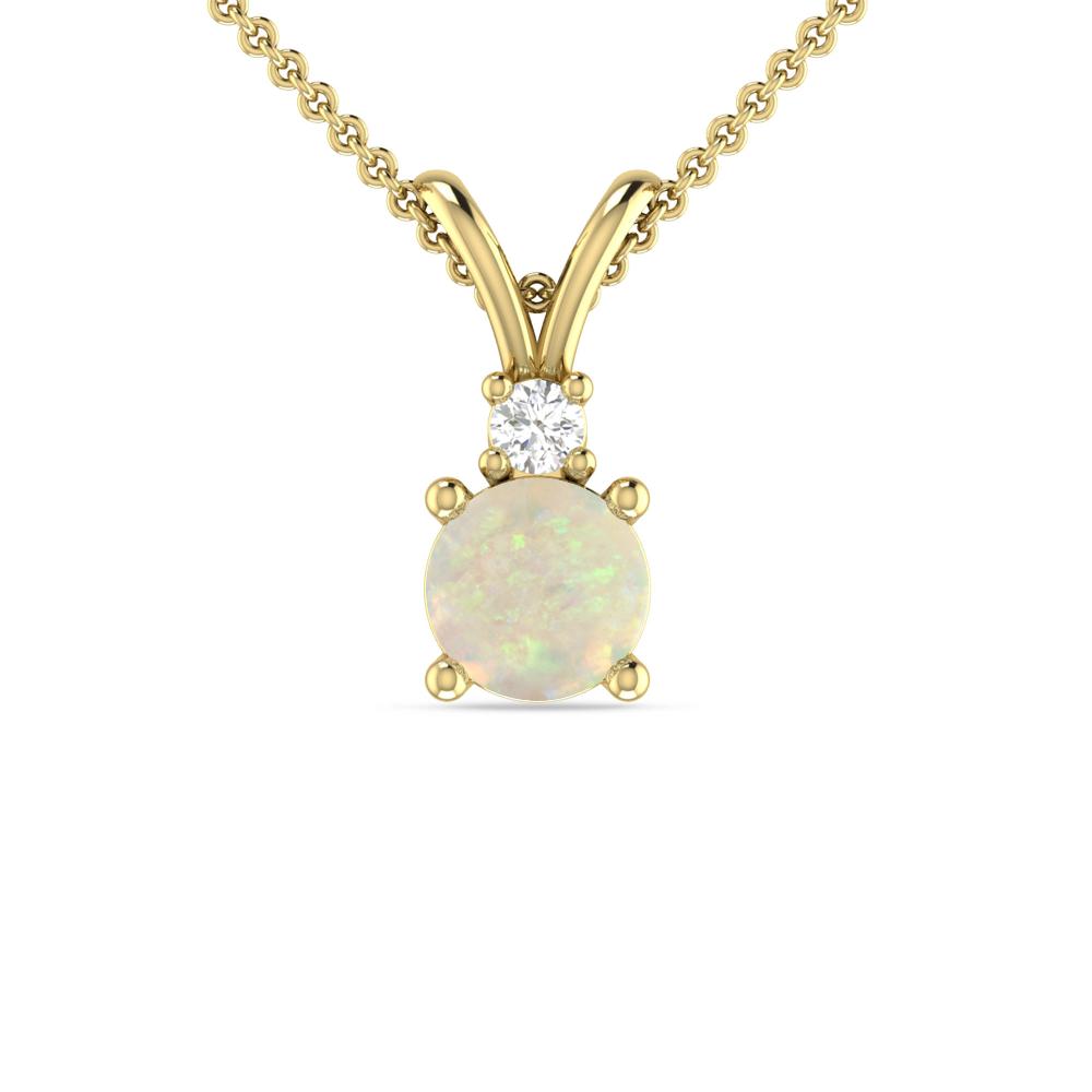 Yellow Gold - Opal