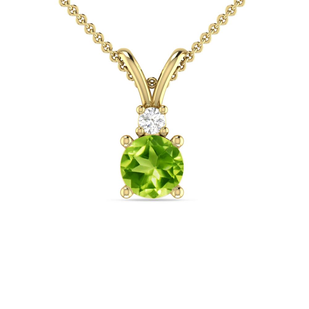 Yellow Gold - Peridot