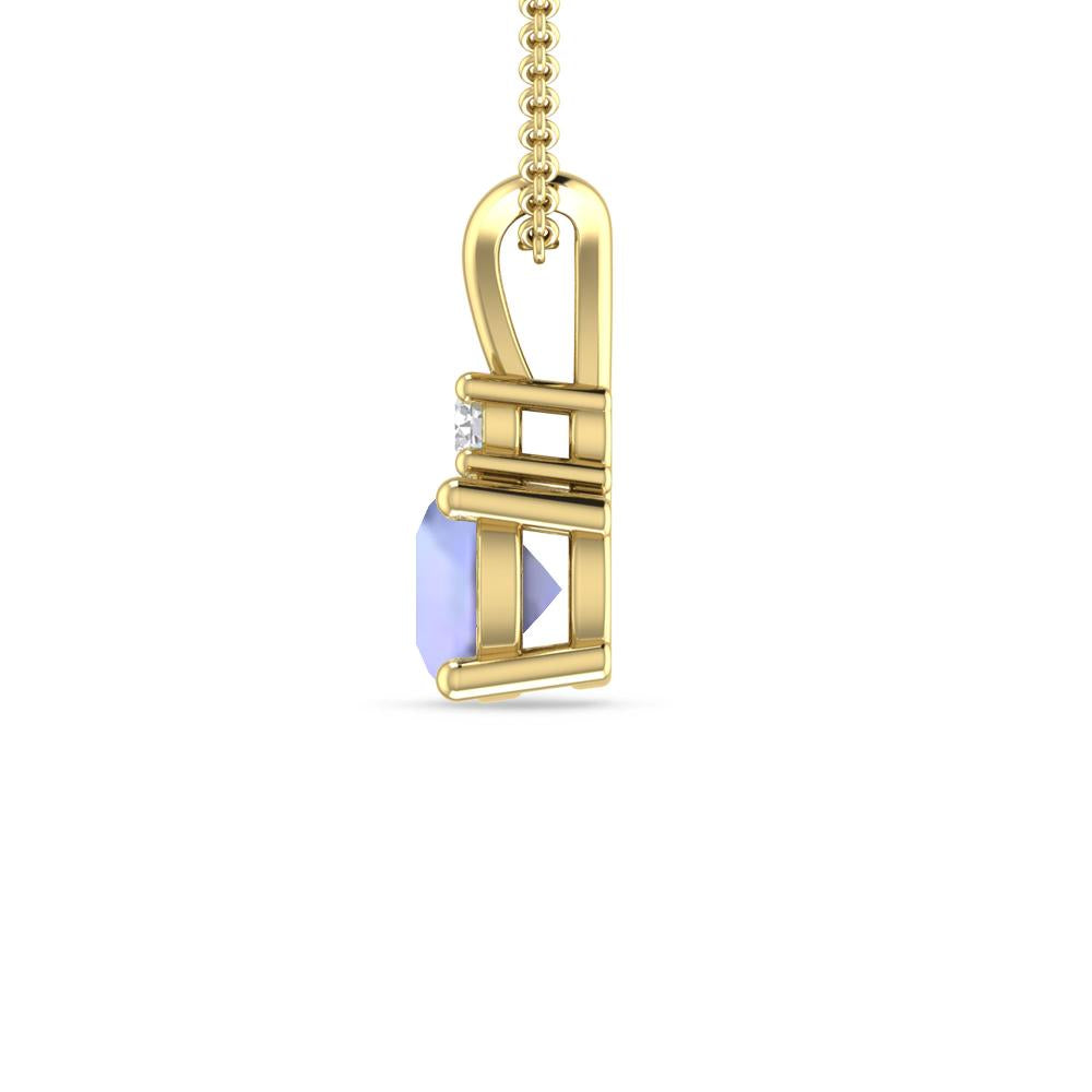 Yellow Gold - Tanzanite