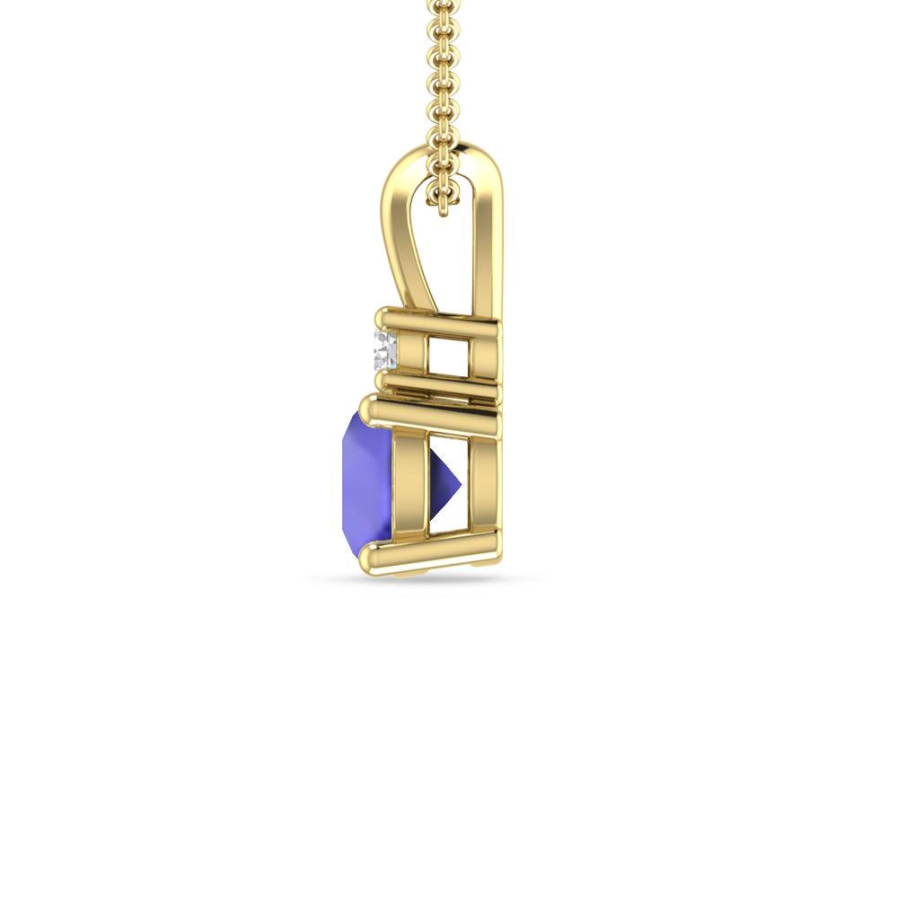 Yellow Gold - Tanzanite