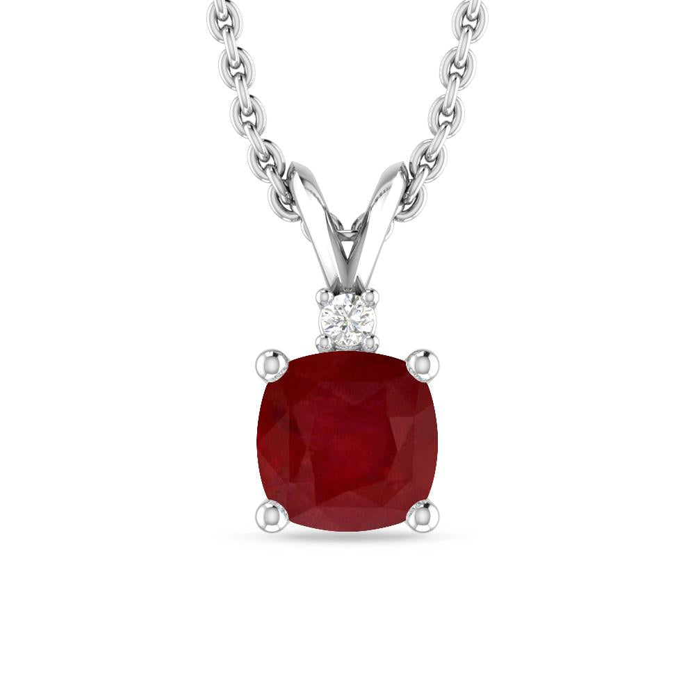 White Gold - Ruby