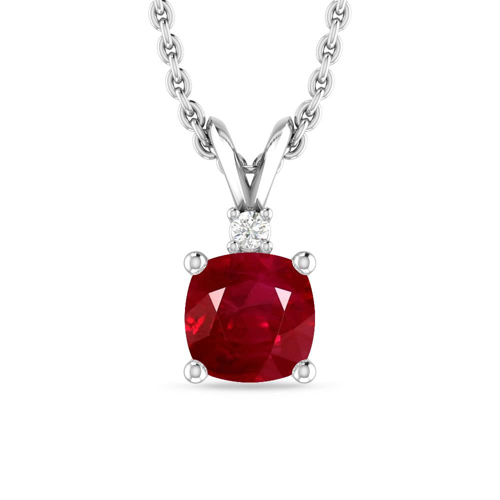 White Gold - Ruby