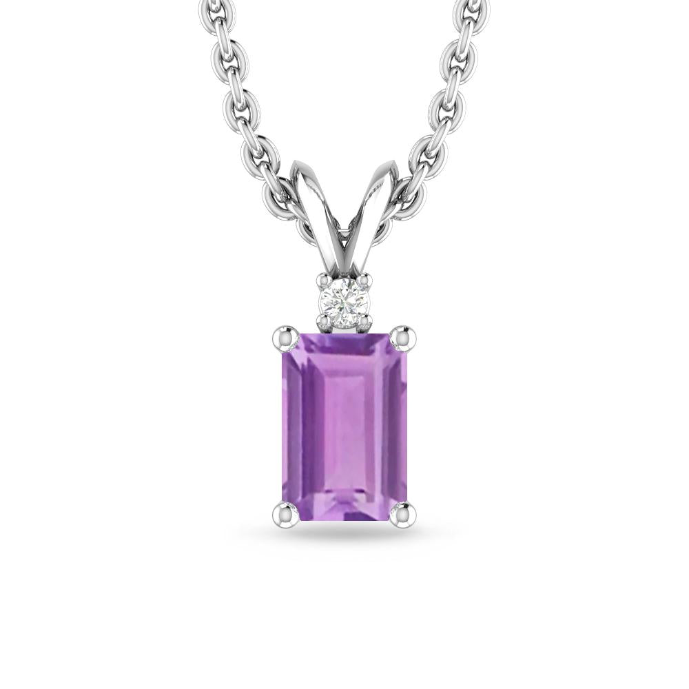 White Gold - Amethyst