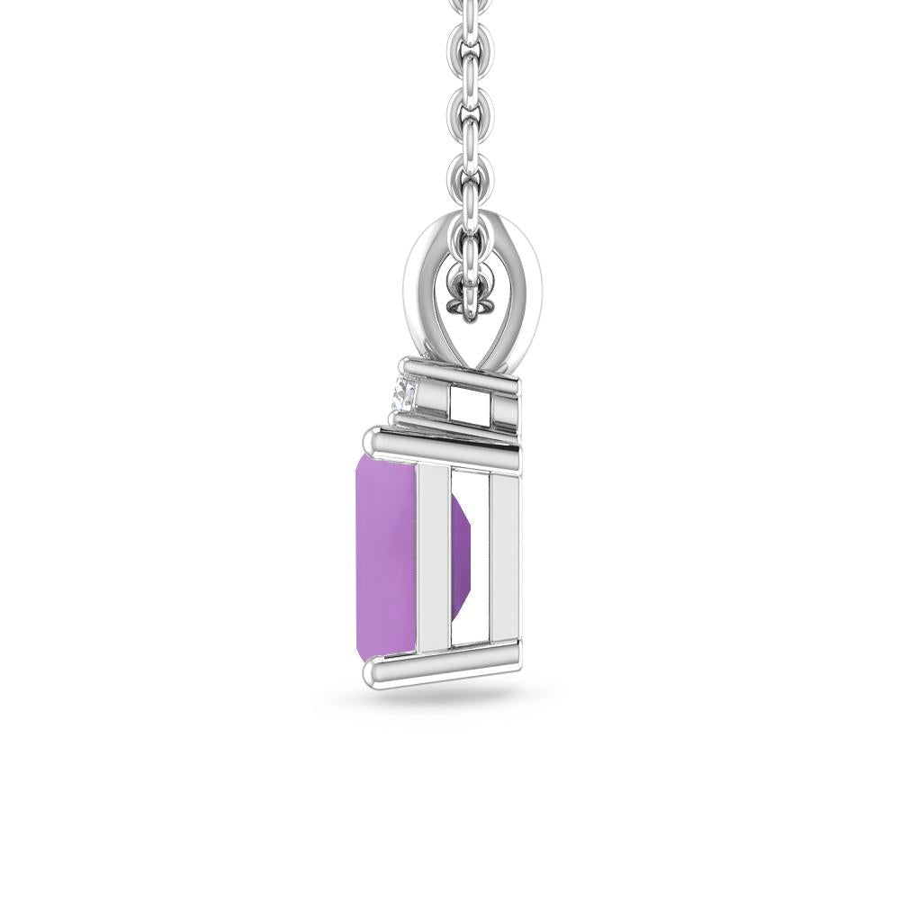 White Gold - Amethyst