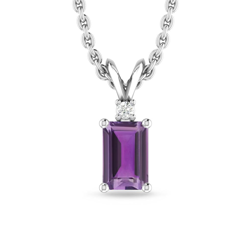 White Gold - Amethyst