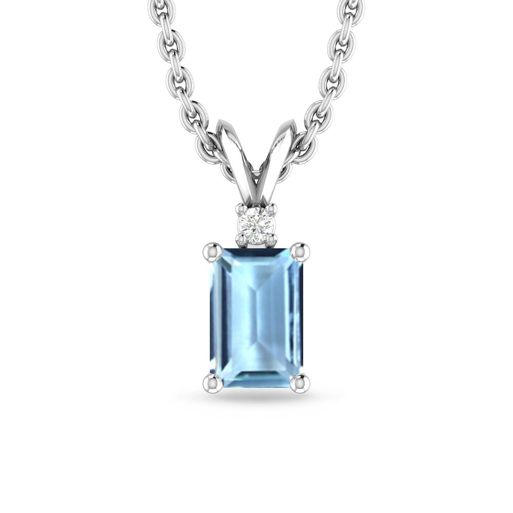 White Gold - Aquamarine
