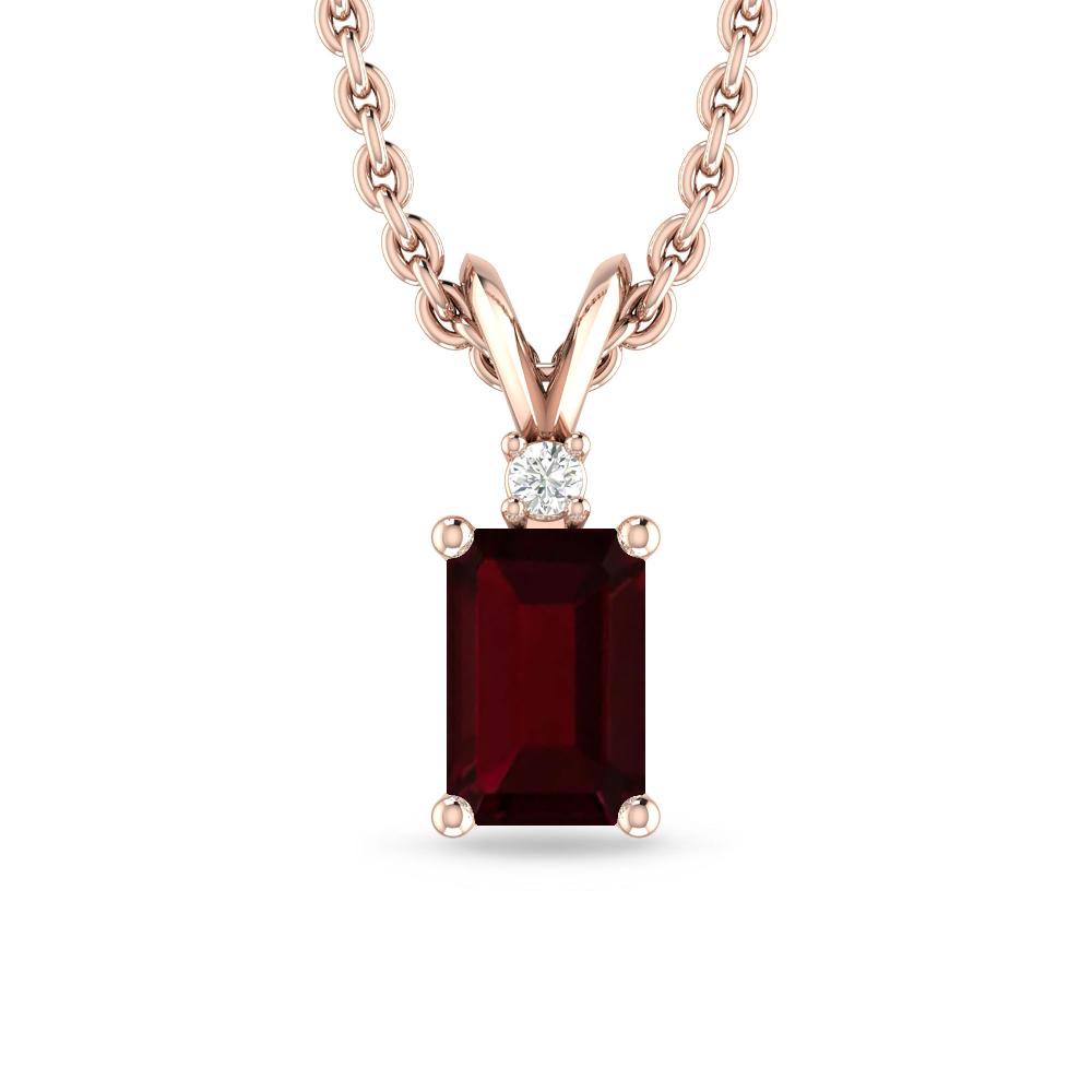 Rose Gold - Garnet