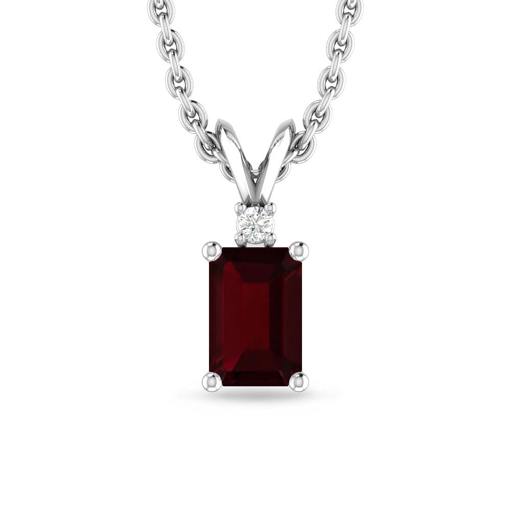 White Gold - Garnet