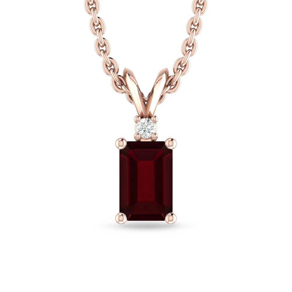 Rose Gold - Garnet