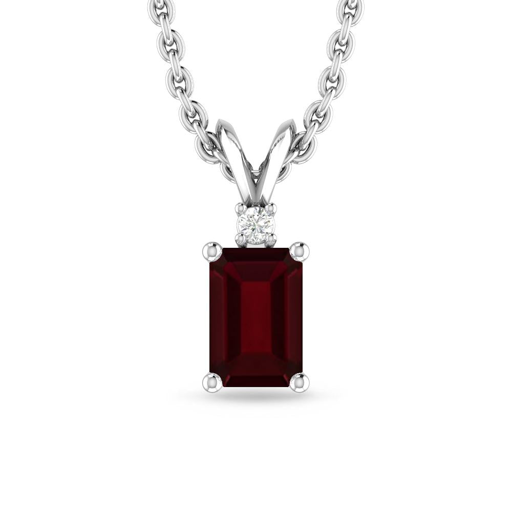 White Gold - Garnet