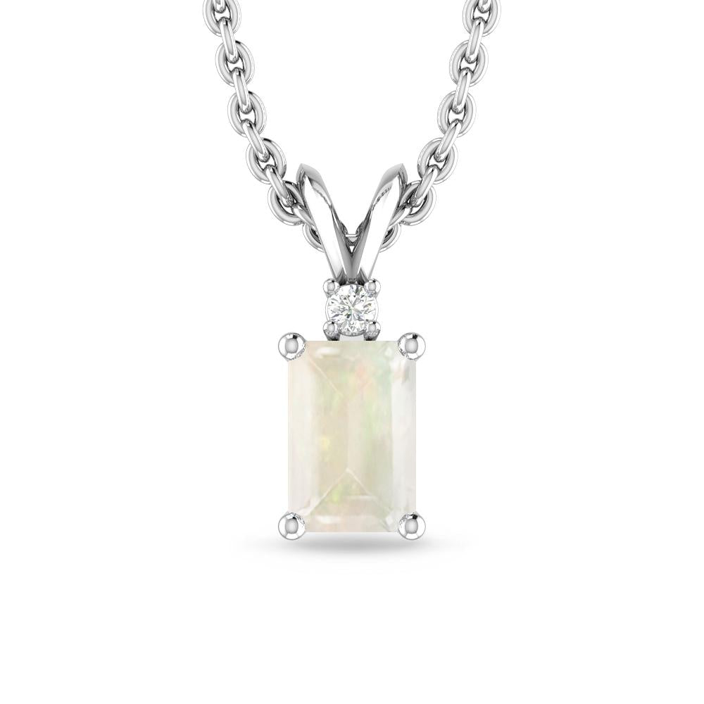 White Gold - Opal