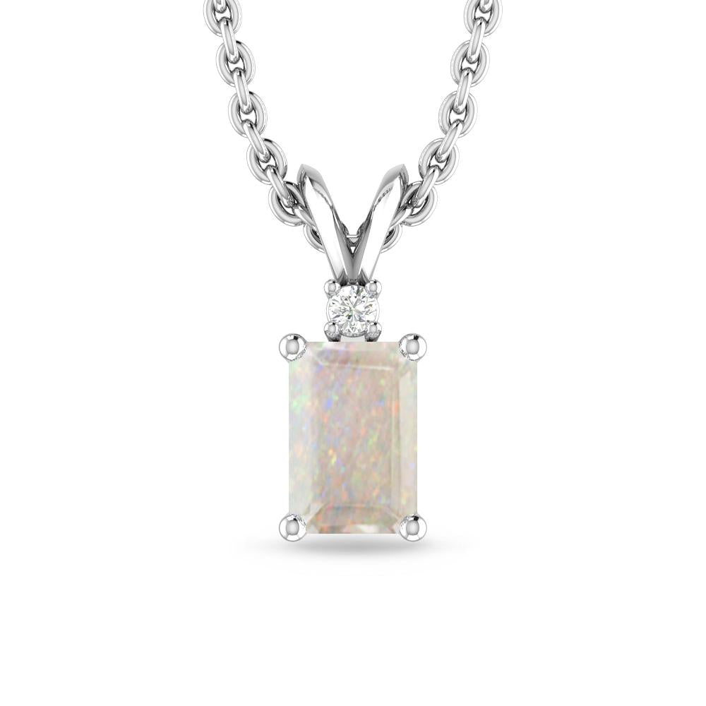 White Gold - Opal