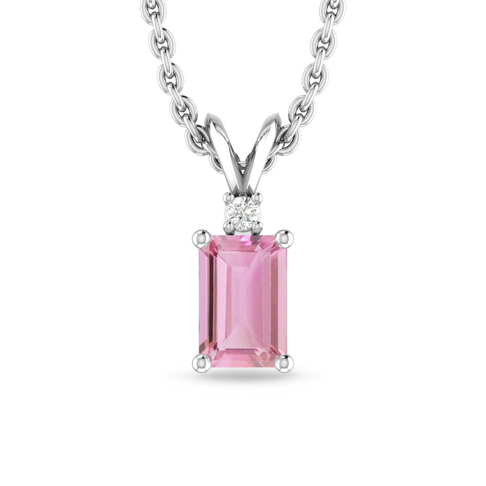 White Gold - Pink Tourmaline