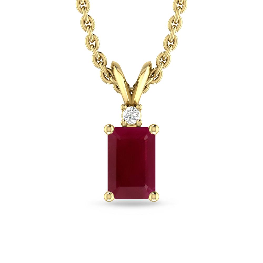 Yellow Gold - Ruby