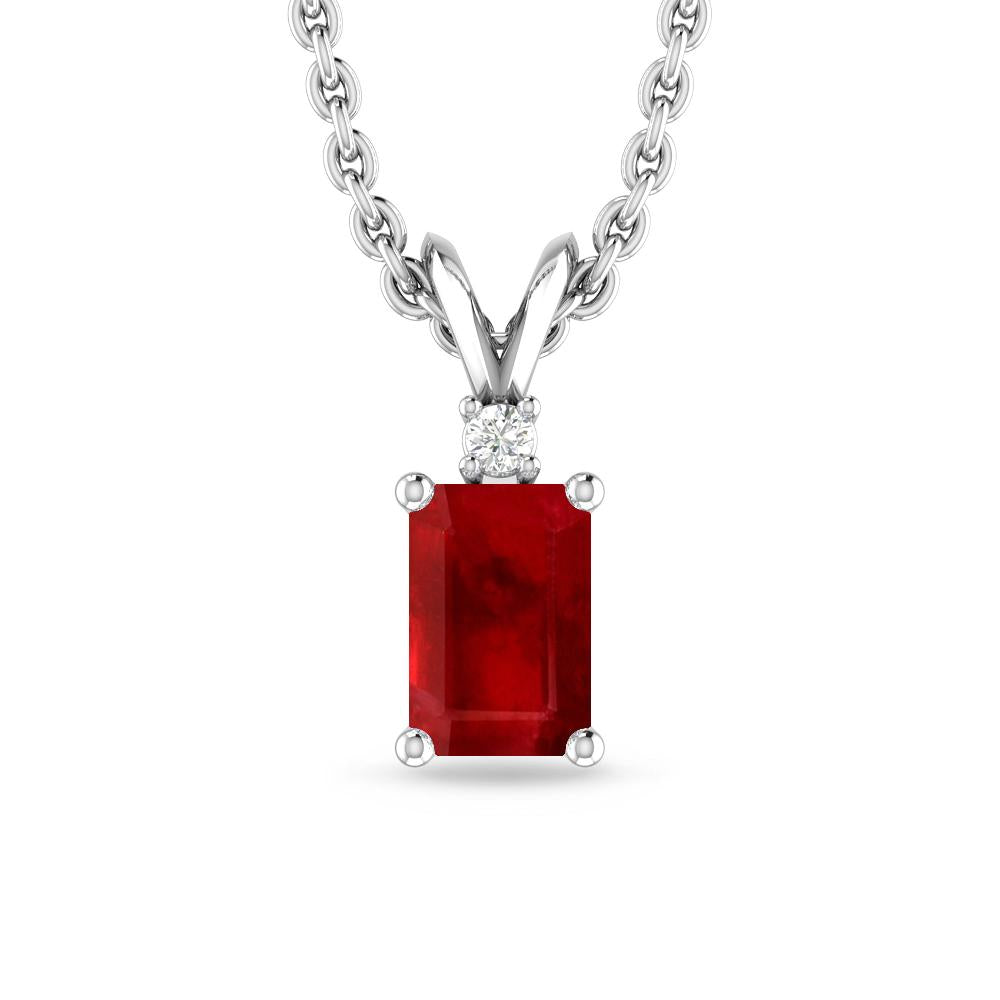 White Gold - Ruby