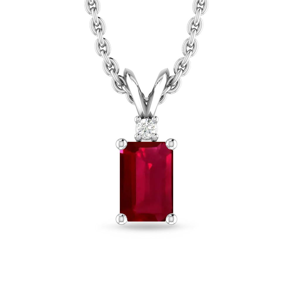 White Gold - Ruby