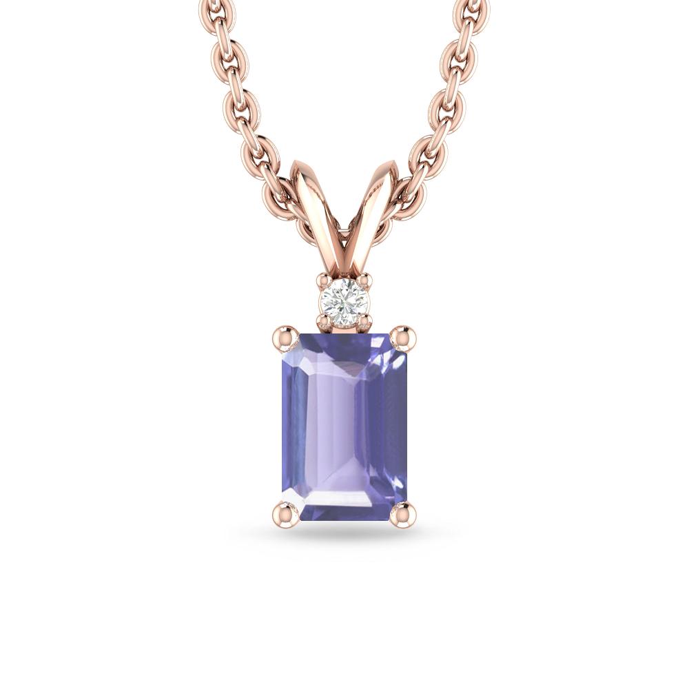 Rose Gold - Tanzanite