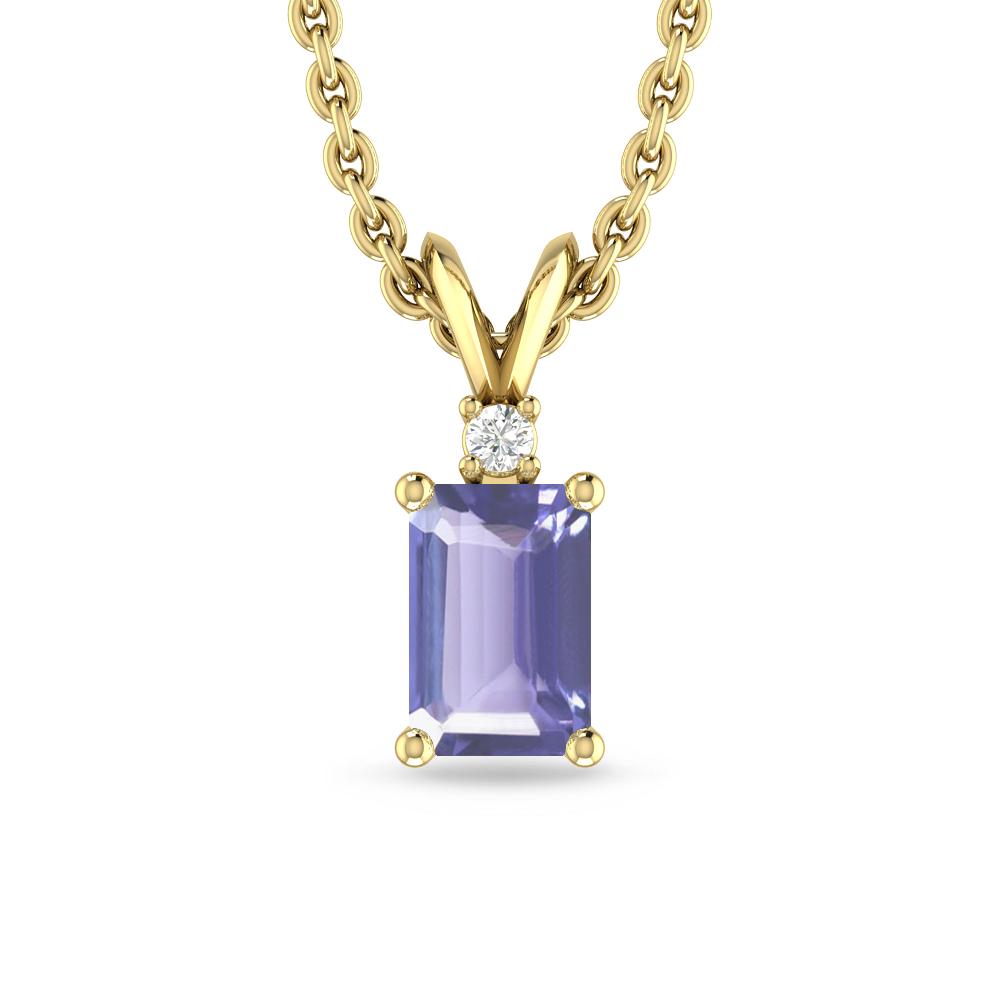 Yellow Gold - Tanzanite