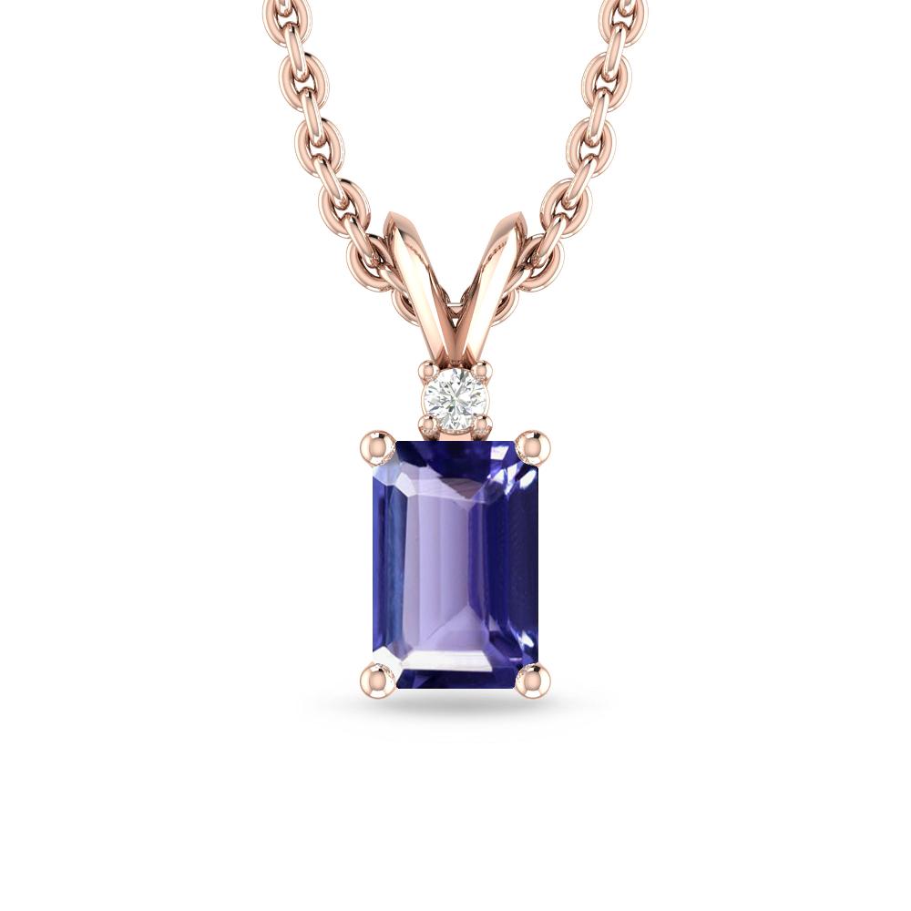 Rose Gold - Tanzanite