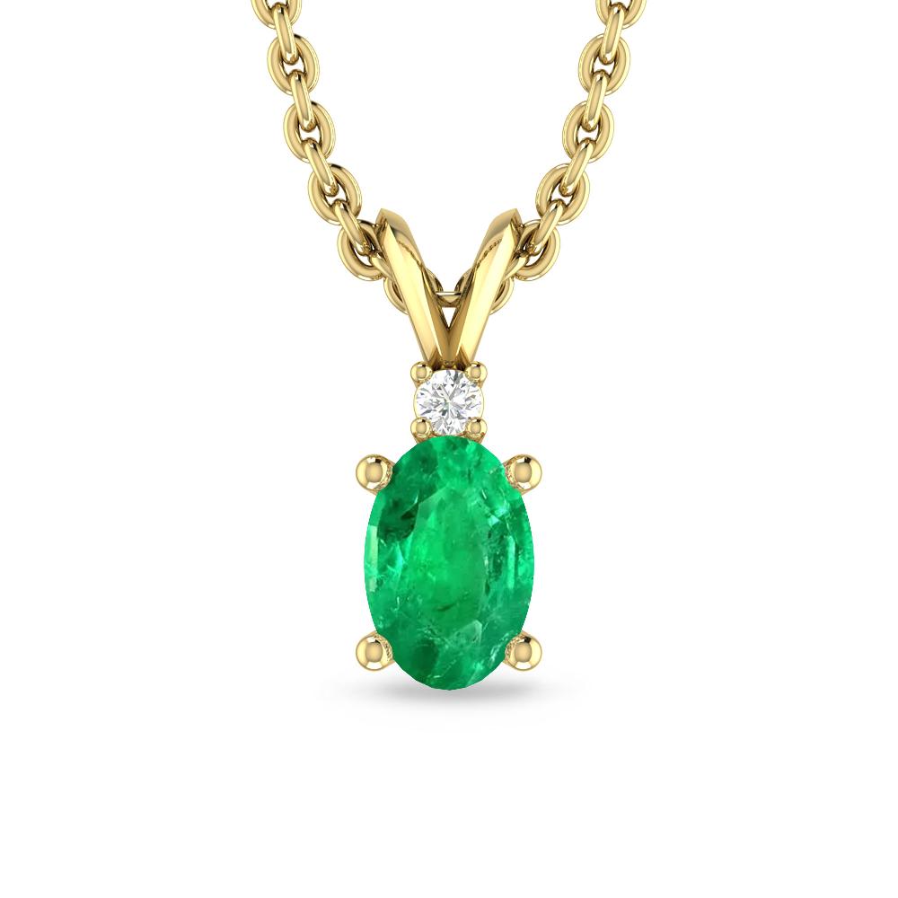 Yellow Gold - Emerald