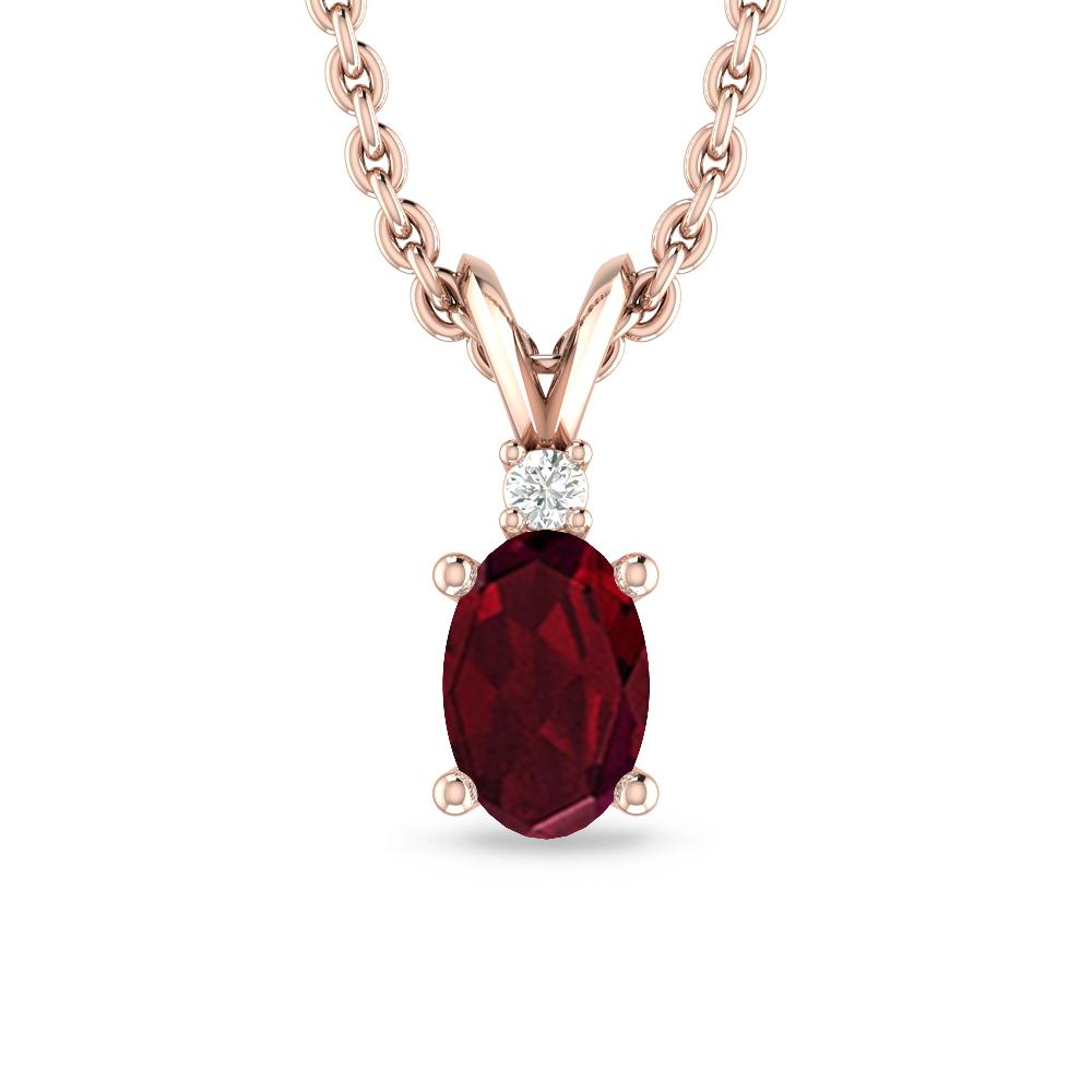 Rose Gold - Garnet
