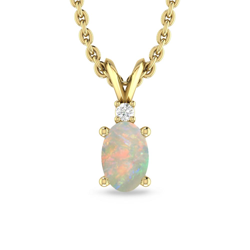 Yellow Gold - Opal
