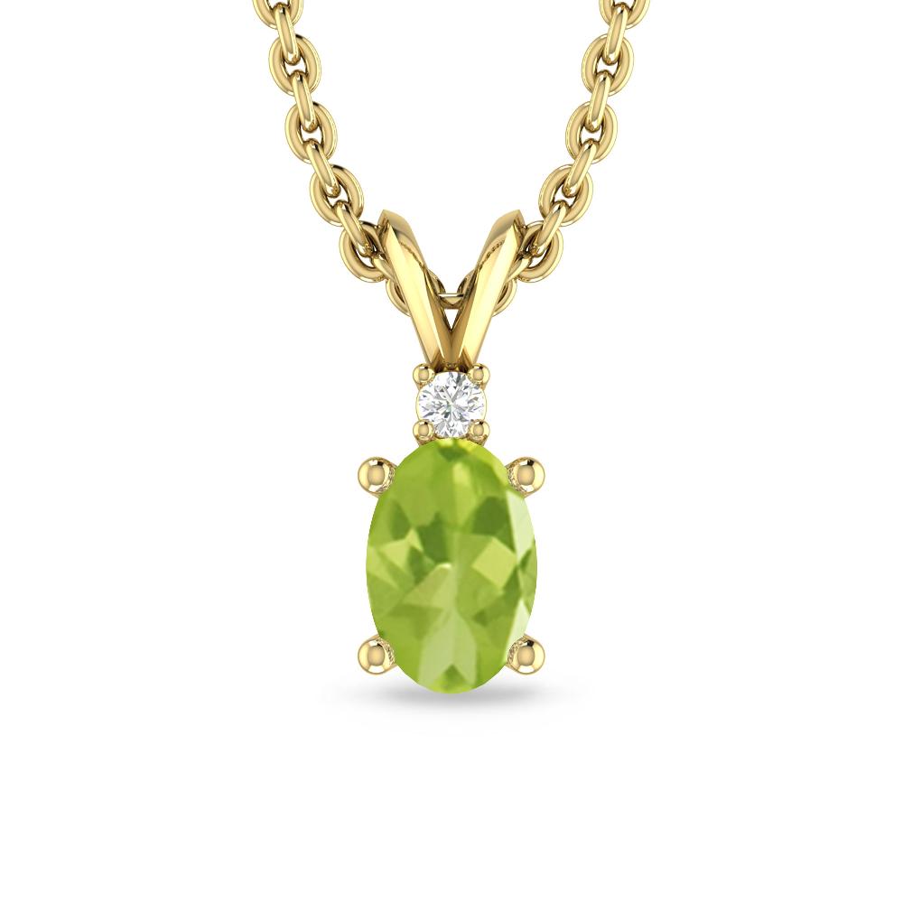 Yellow Gold - Peridot