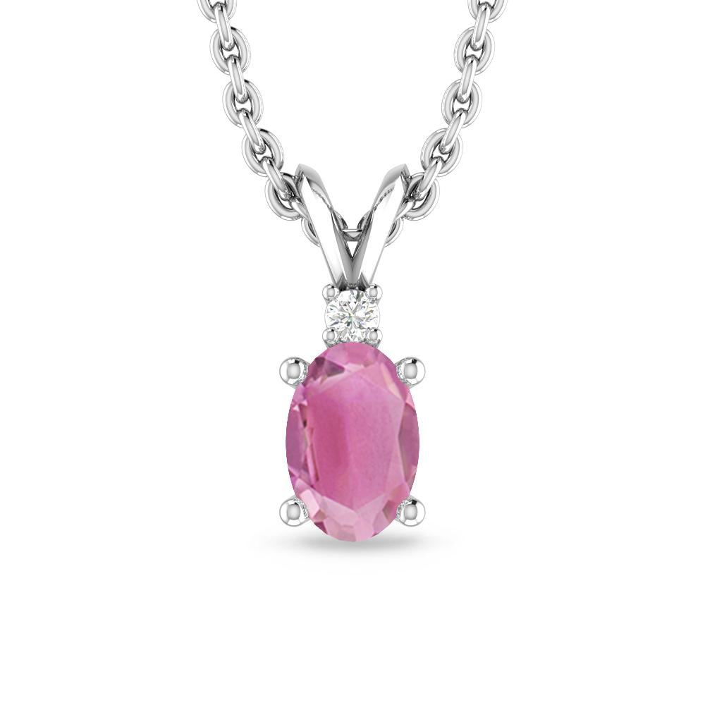 White Gold - Pink Tourmaline