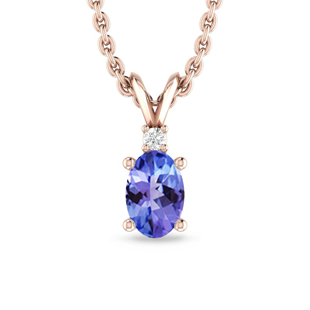 Rose Gold - Tanzanite