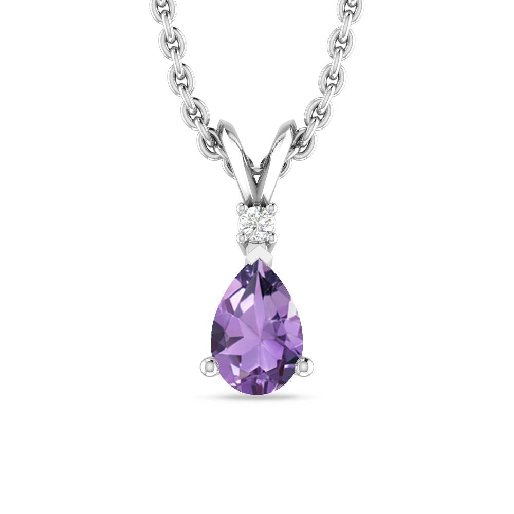 White Gold - Amethyst