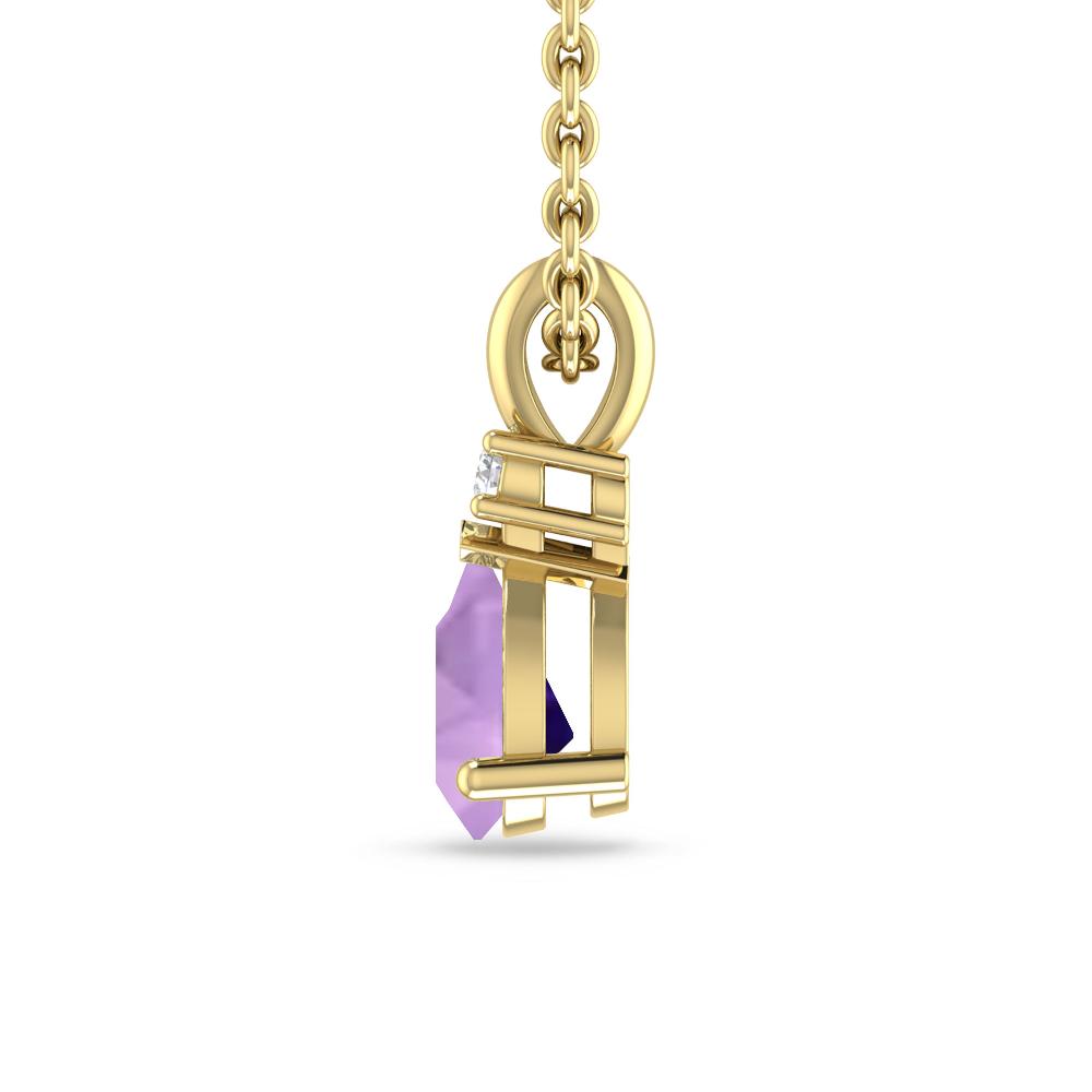 Yellow Gold - Amethyst