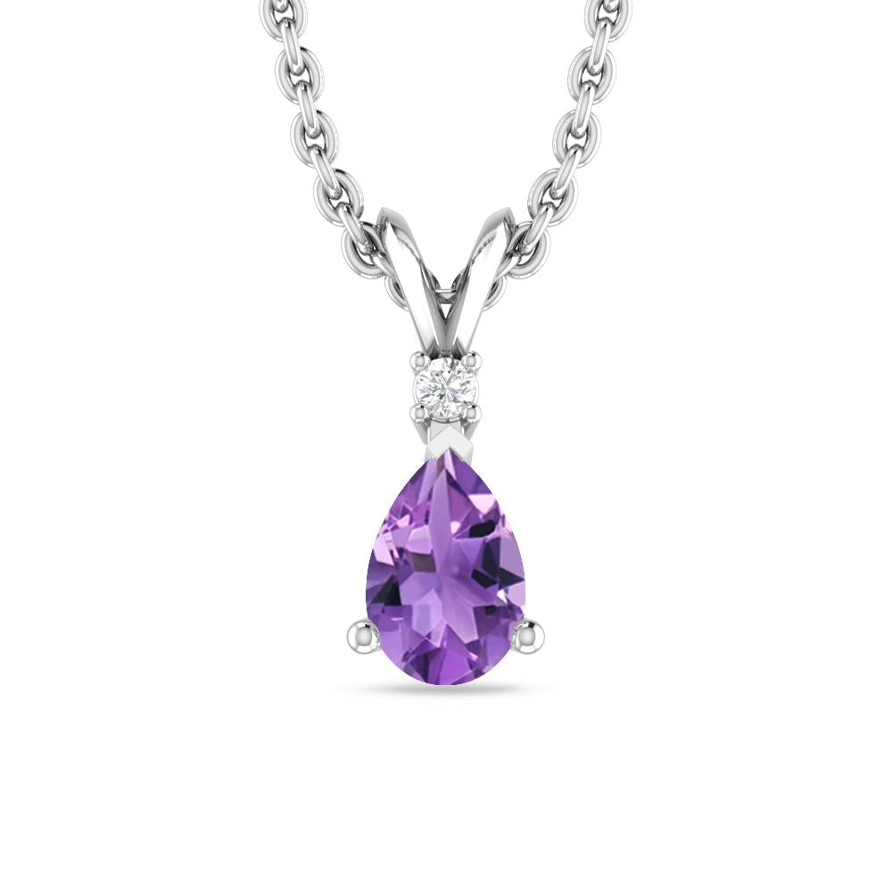 White Gold - Amethyst