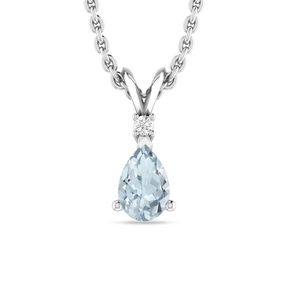 White Gold - Aquamarine