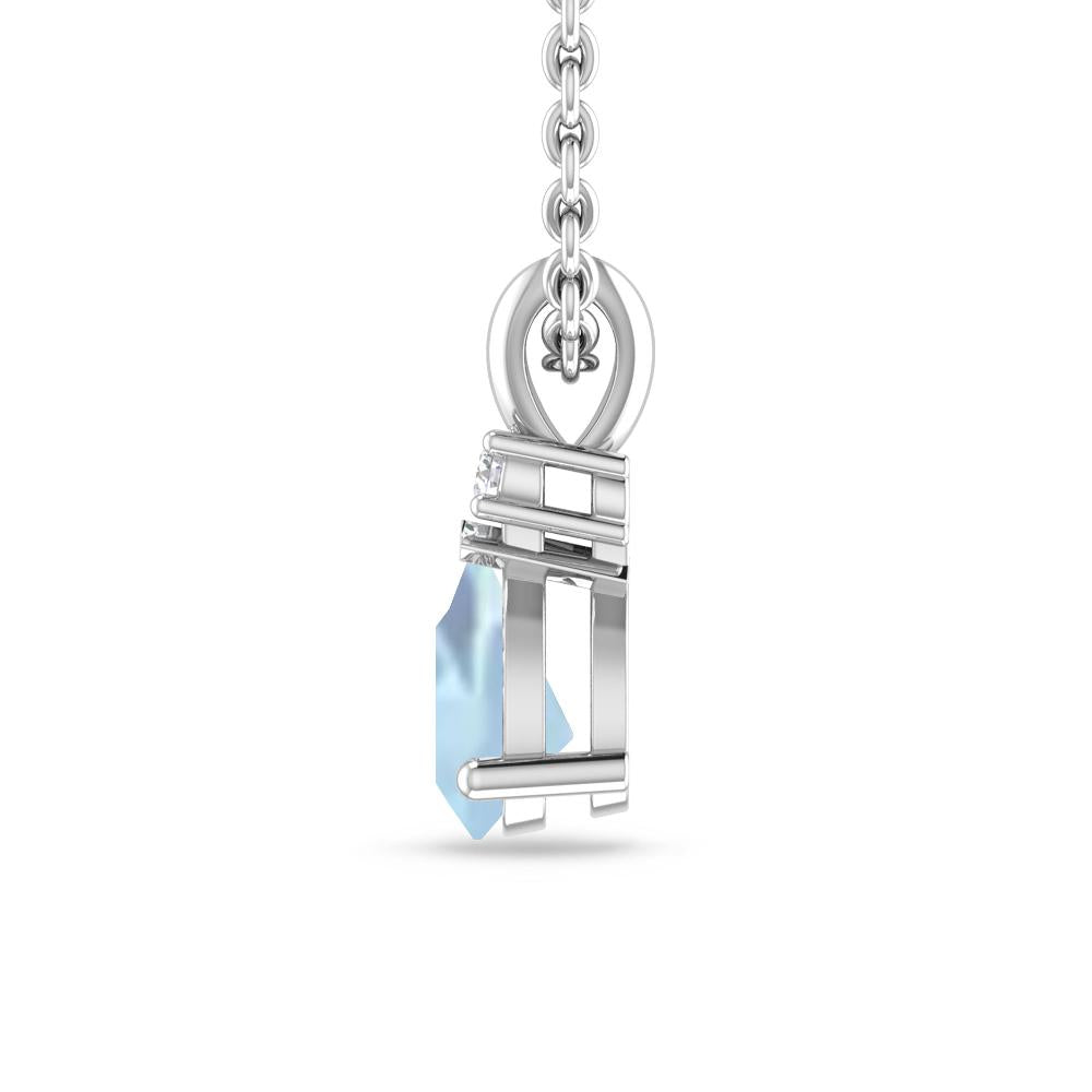 White Gold - Aquamarine