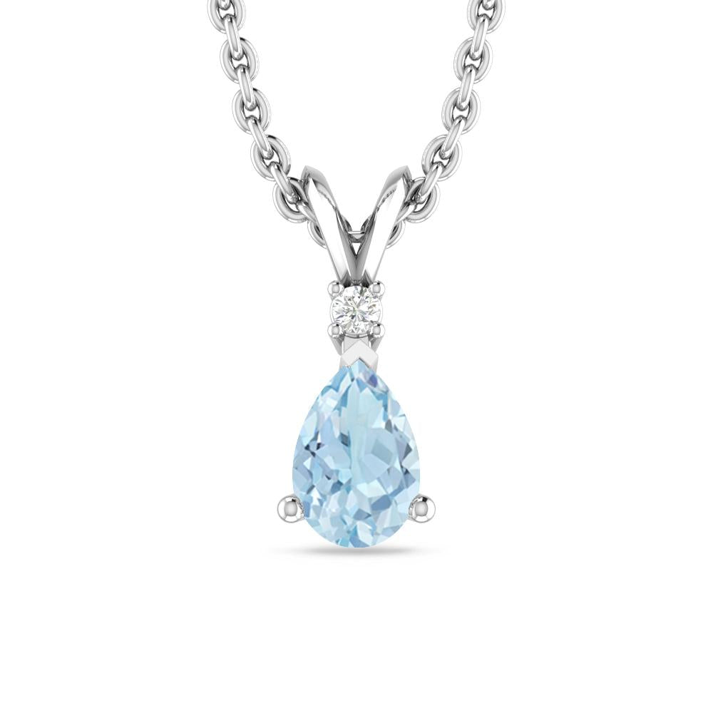 White Gold - Aquamarine