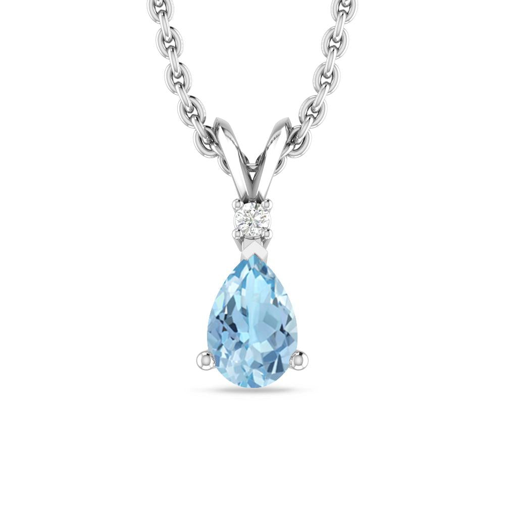 White Gold - Aquamarine