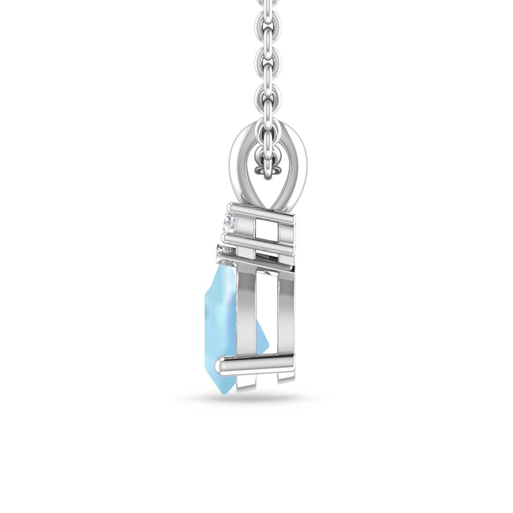 White Gold - Aquamarine
