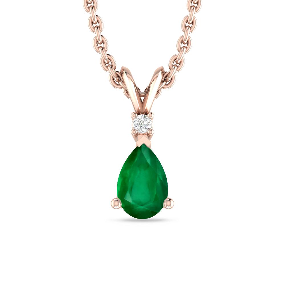 Rose Gold - Emerald