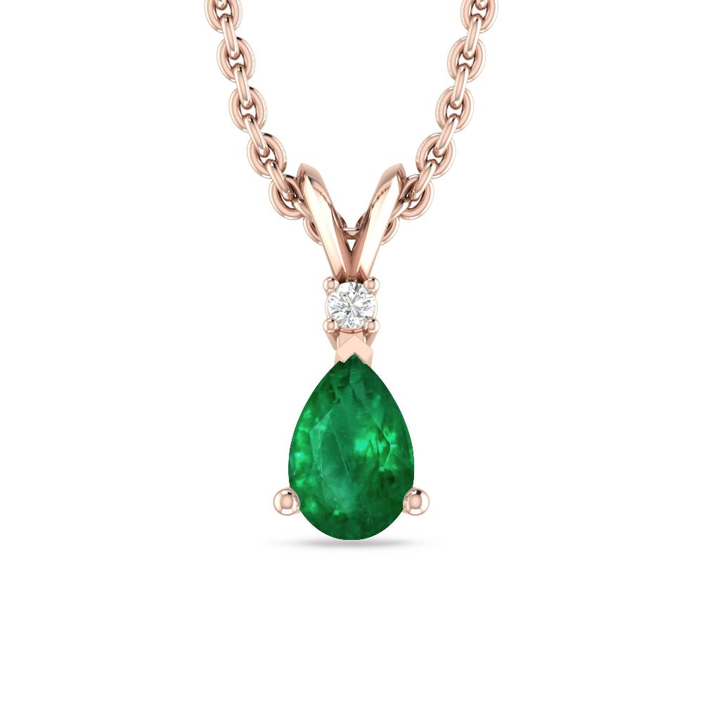 Rose Gold - Emerald