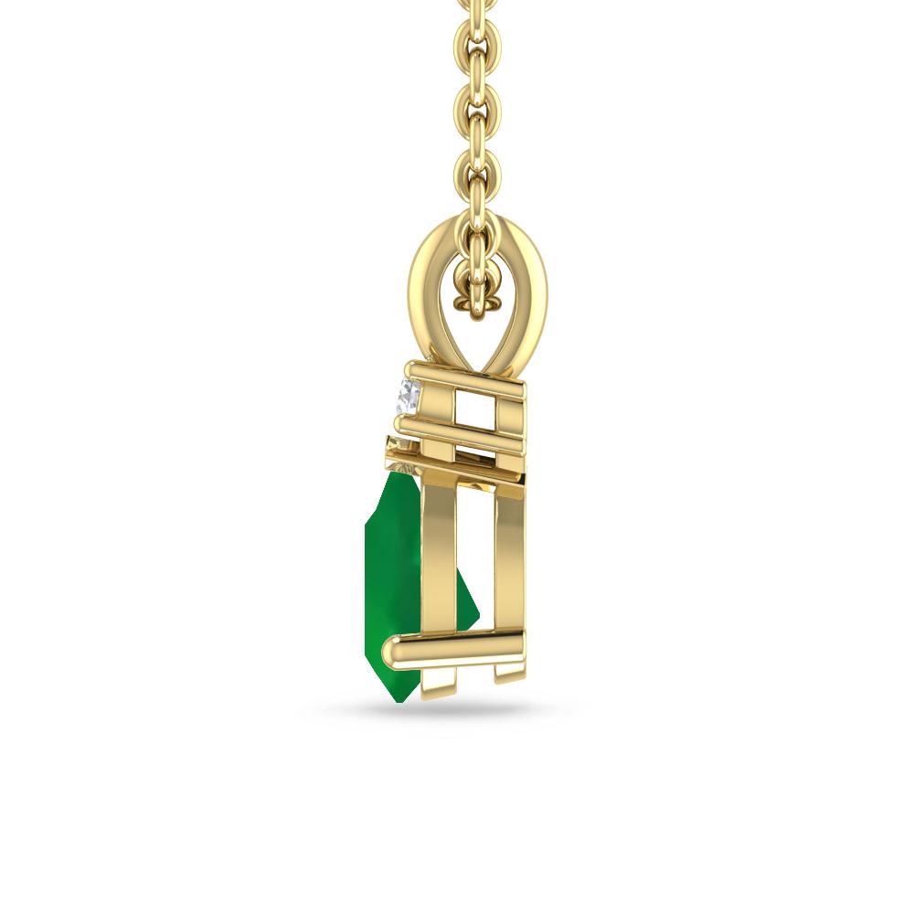 Yellow Gold - Emerald